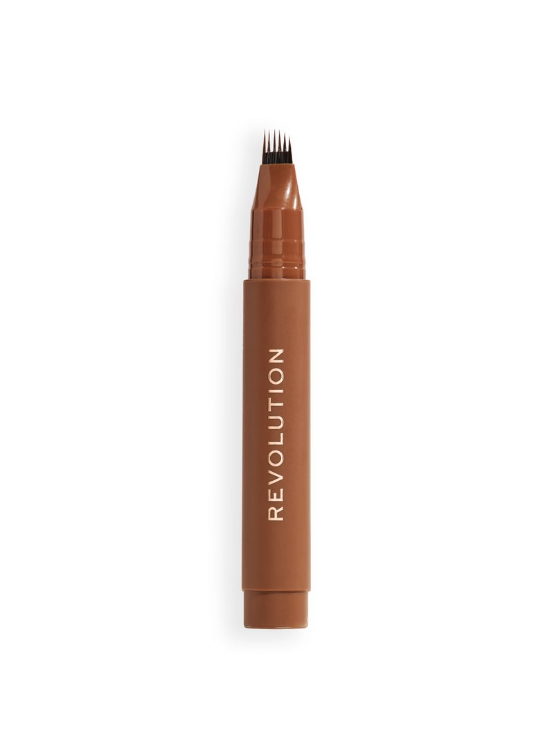 Revolution Instant Brow Pen Medium Brown - Image 2